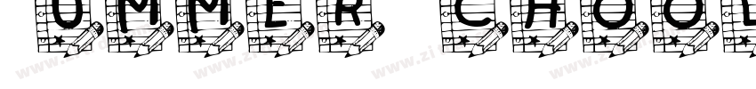 Summer School字体转换